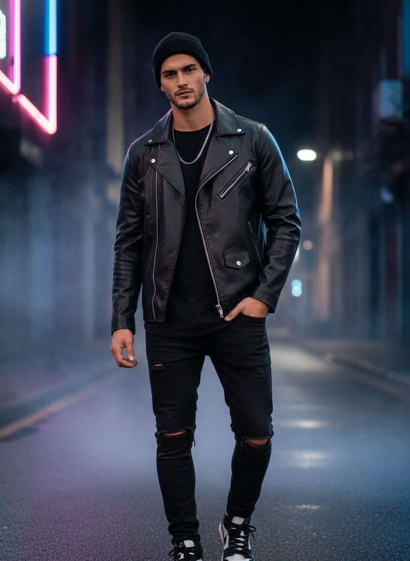 Fashion & Lifestyle — Night Neon Urban (Male)