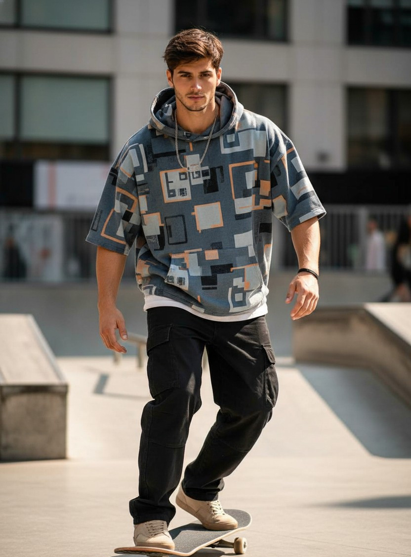 Fashion & Lifestyle — Skateboarder Vibe (Male)