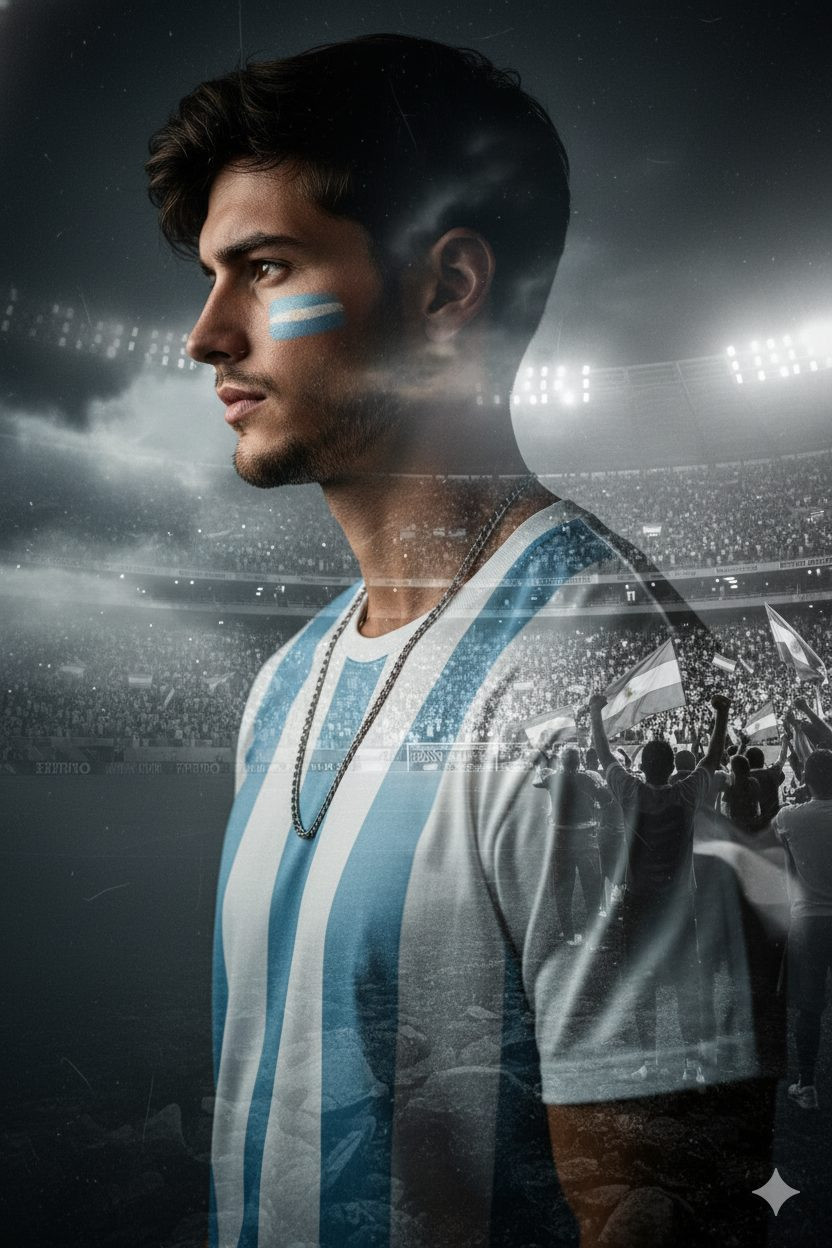 Football Fan Reactions — DOUBLE EXPOSURE FOOTBALL FAN (Male)