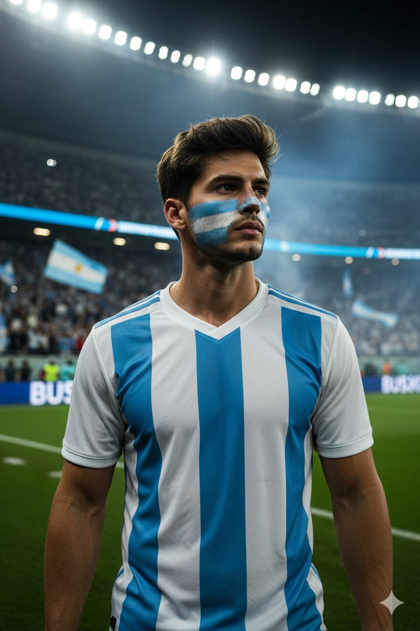 Football Fan Reactions — FLOODLIGHT STADIUM PORTRAIT (Male)