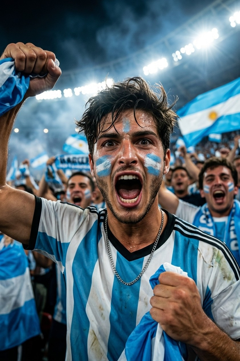 Football Fan Reactions — Cinematic Football Fan (Male)