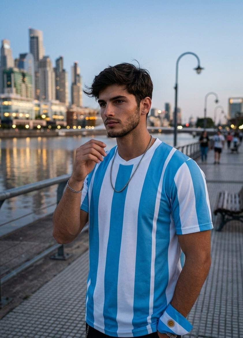 Supporter Lifestyle Portraits — riverside evening supporter portrait (Male)