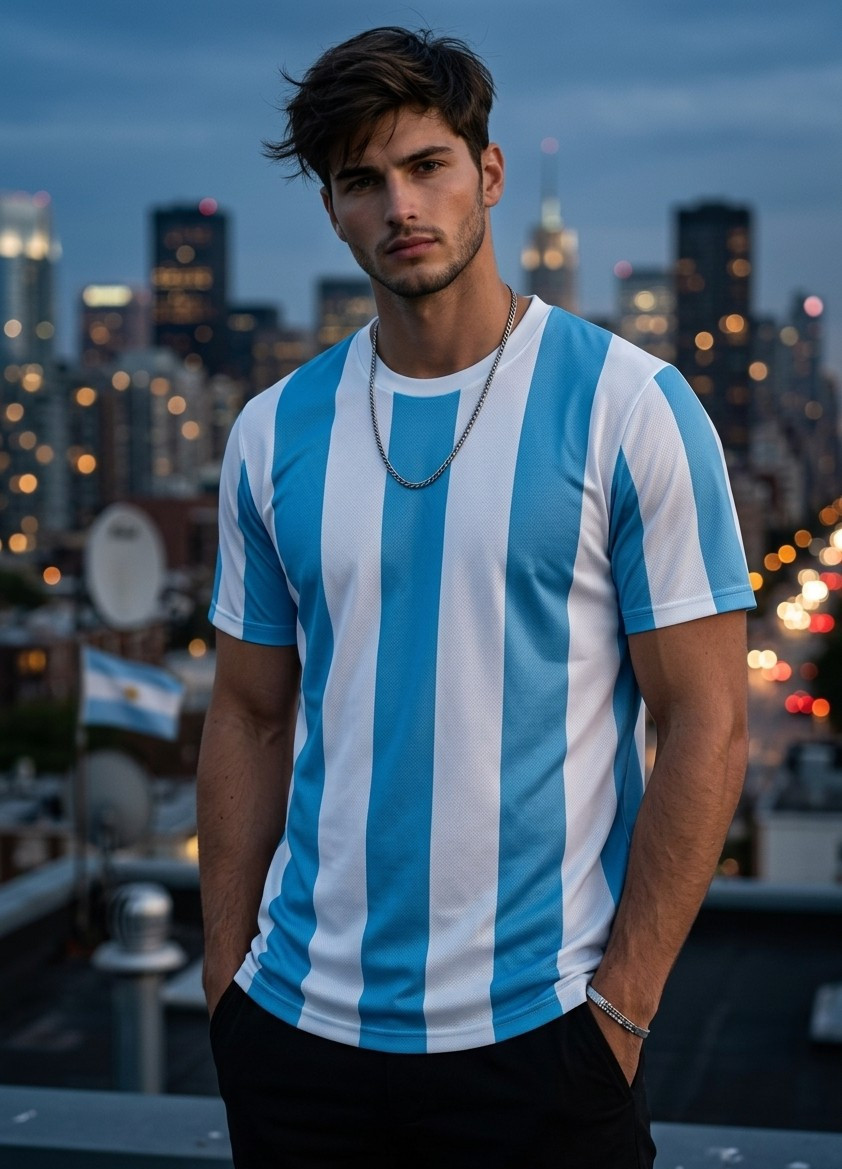 Supporter Lifestyle Portraits — rooftop night breeze portrait (Male)