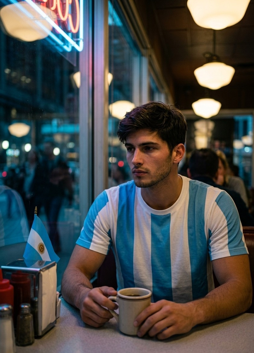 Supporter Lifestyle Portraits — midnight diner supporter portrait (Male)