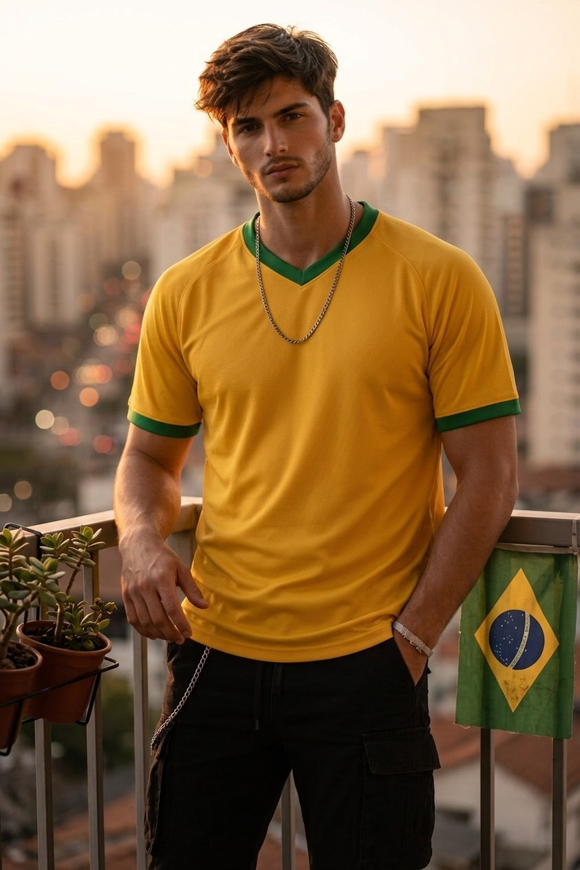 Supporter Lifestyle Portraits — sunset balcony supporter portrait (Male)