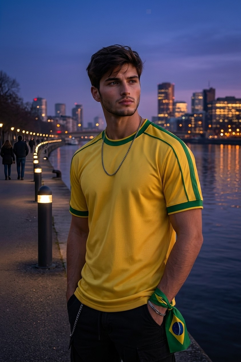 Supporter Lifestyle Portraits — riverside evening supporter portrait (Male)
