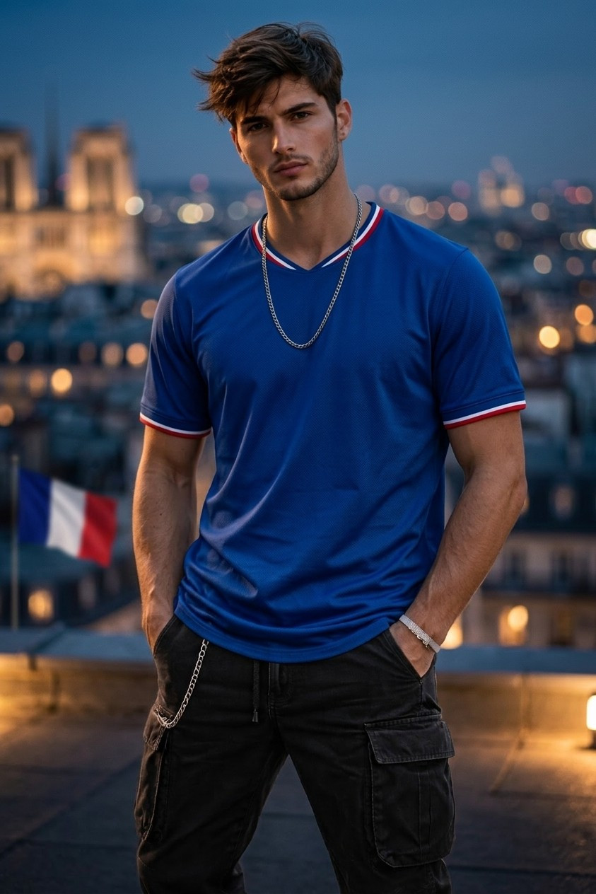 Supporter Lifestyle Portraits — rooftop night breeze portrait (Male)