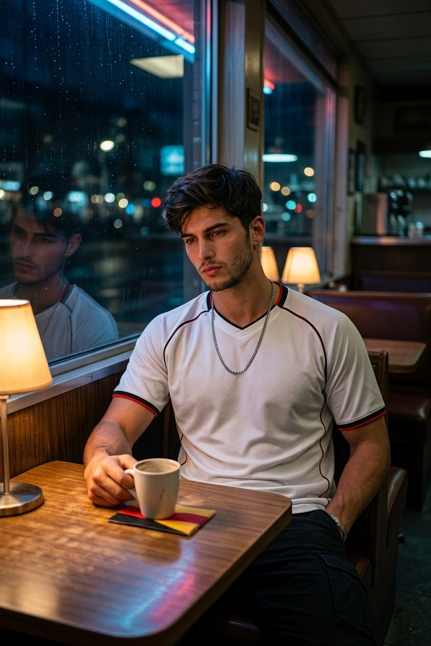Supporter Lifestyle Portraits — midnight diner supporter portrait (Male)