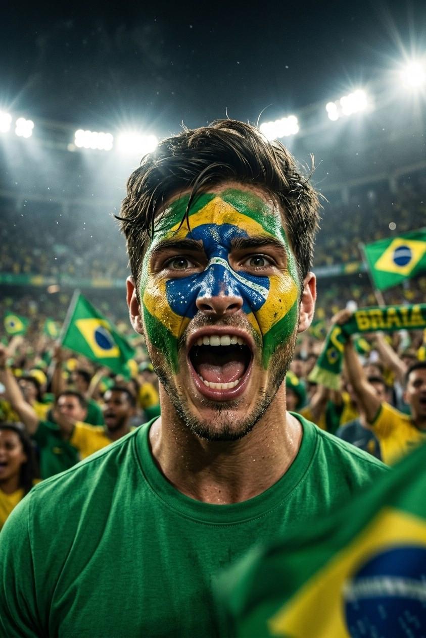 Football Fan Reactions — Cinematic Football Fan (Male)