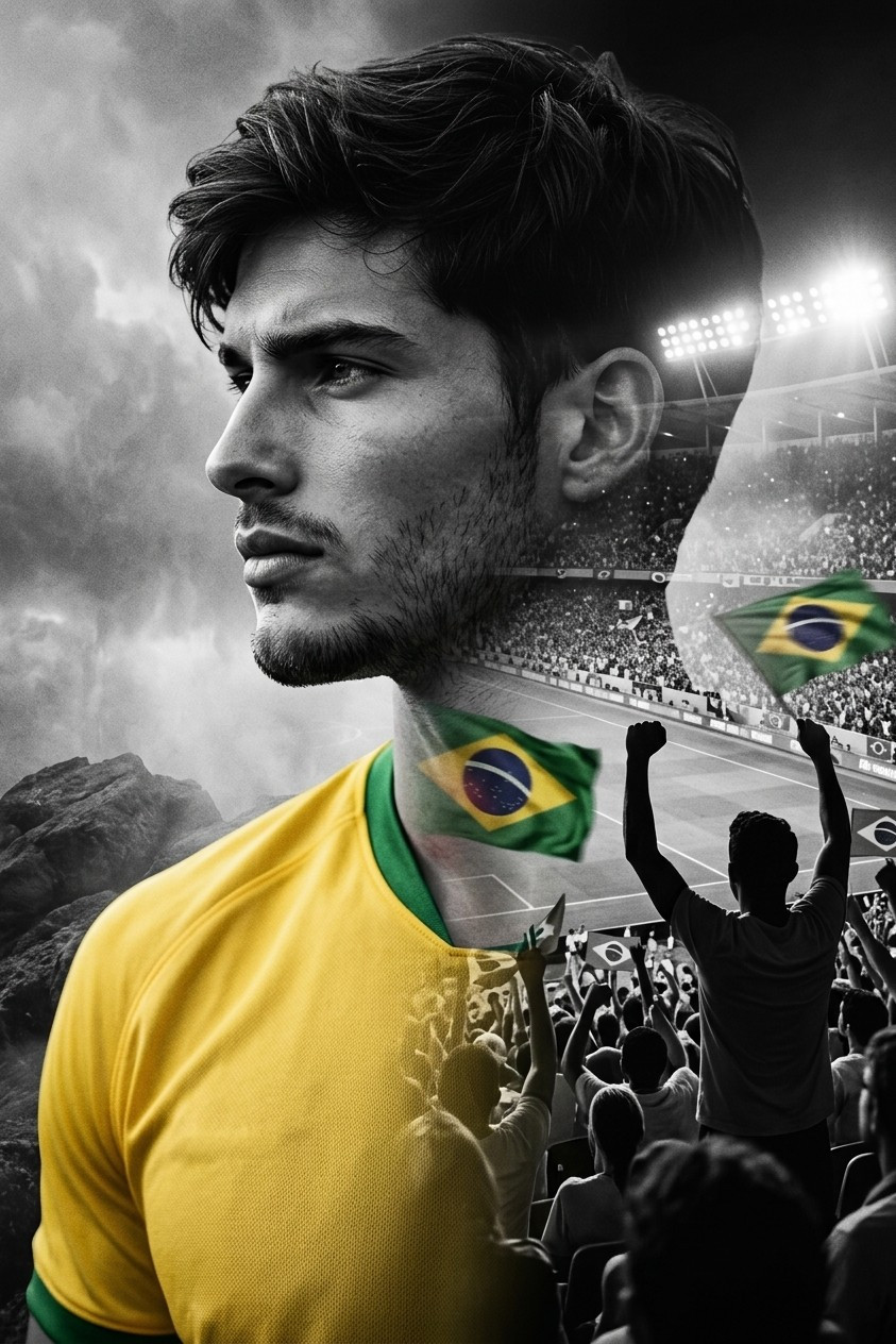 Football Fan Reactions — DOUBLE EXPOSURE FOOTBALL FAN (Male)