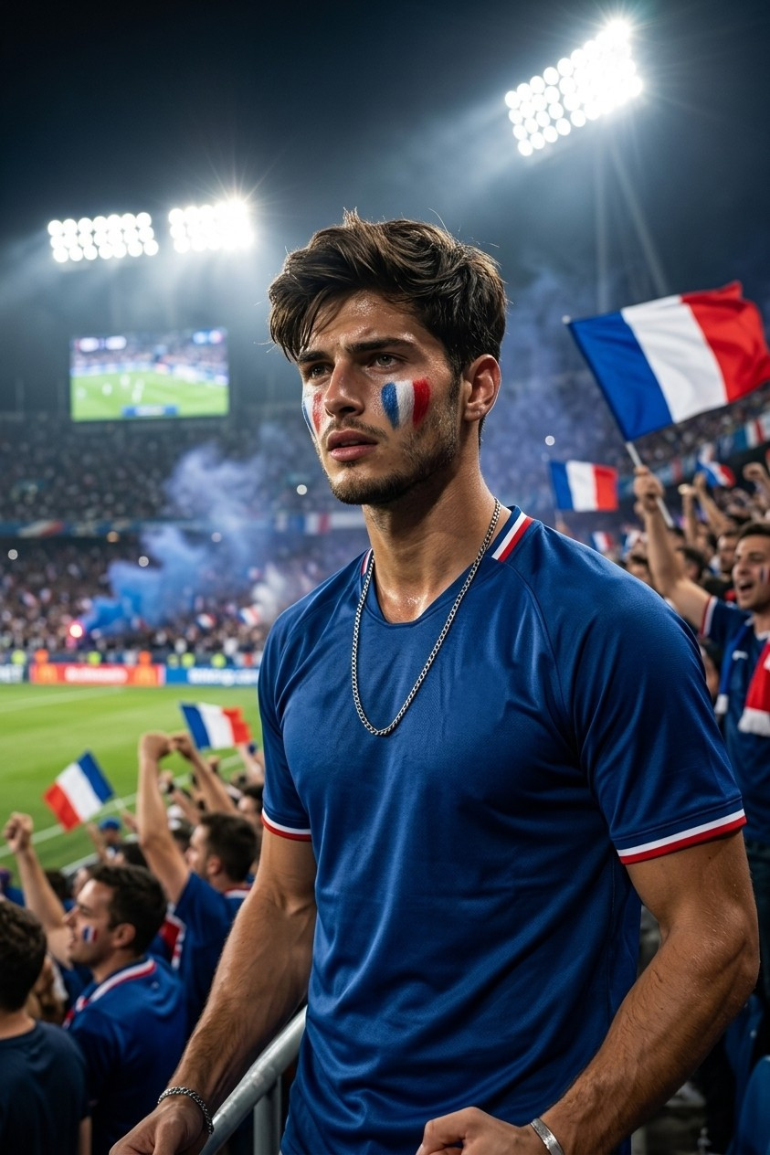 Football Fan Reactions — FLOODLIGHT STADIUM PORTRAIT (Male)