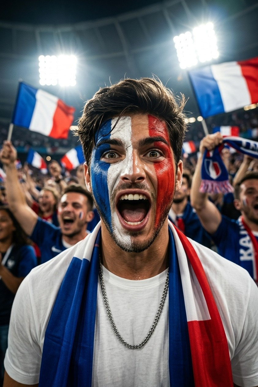 Football Fan Reactions — Cinematic Football Fan (Male)