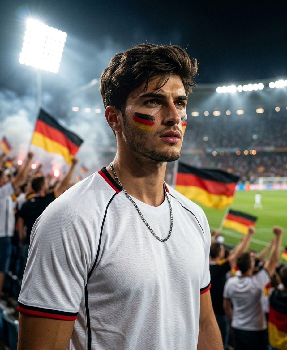 Football Fan Reactions — FLOODLIGHT STADIUM PORTRAIT (Male)