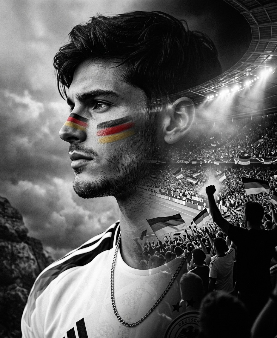 Football Fan Reactions — DOUBLE EXPOSURE FOOTBALL FAN (Male)