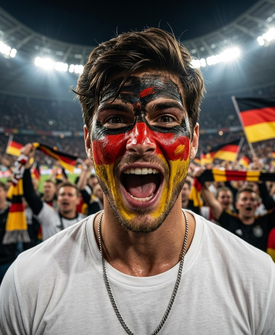 Football Fan Reactions — Cinematic Football Fan (Male)