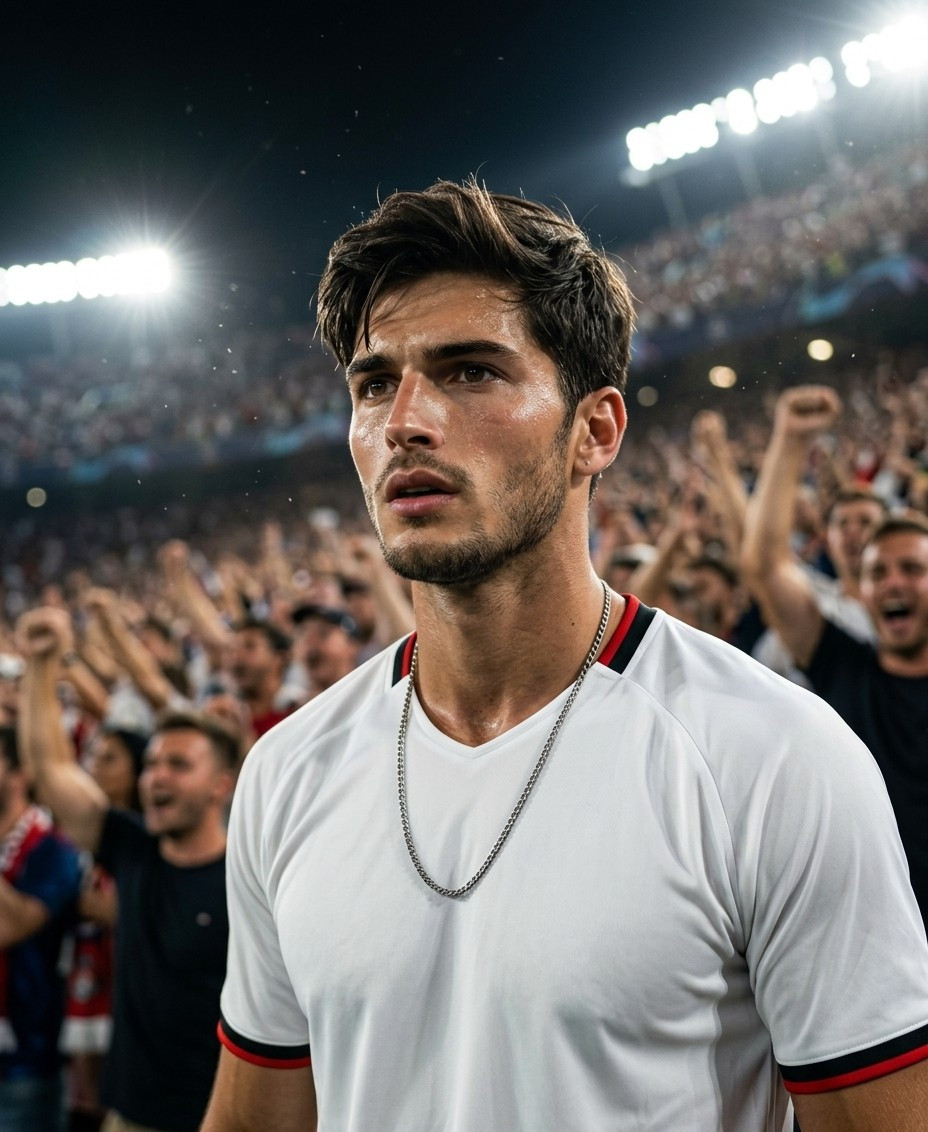 Football Fan Reactions — Stadium Emotion Close-Up (Male)