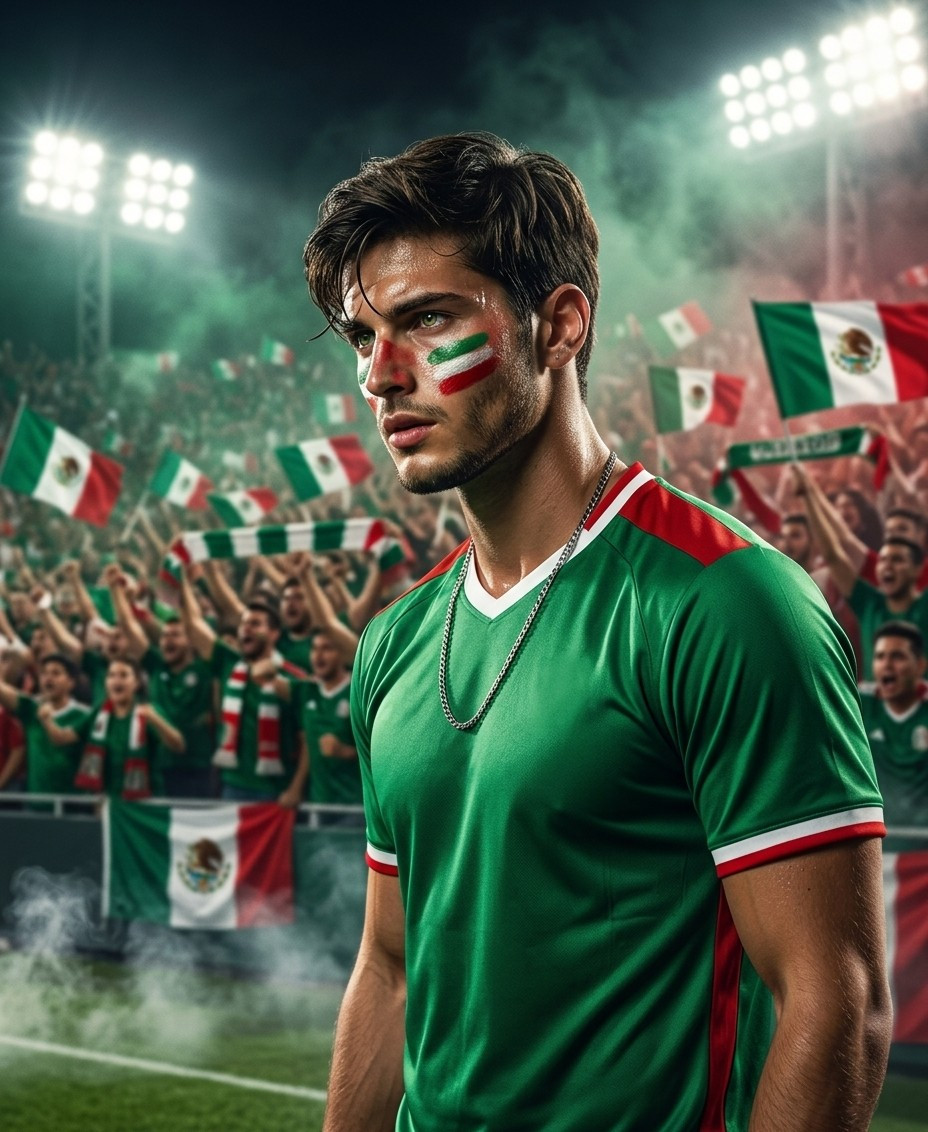 Football Fan Reactions — FLOODLIGHT STADIUM PORTRAIT (Male)