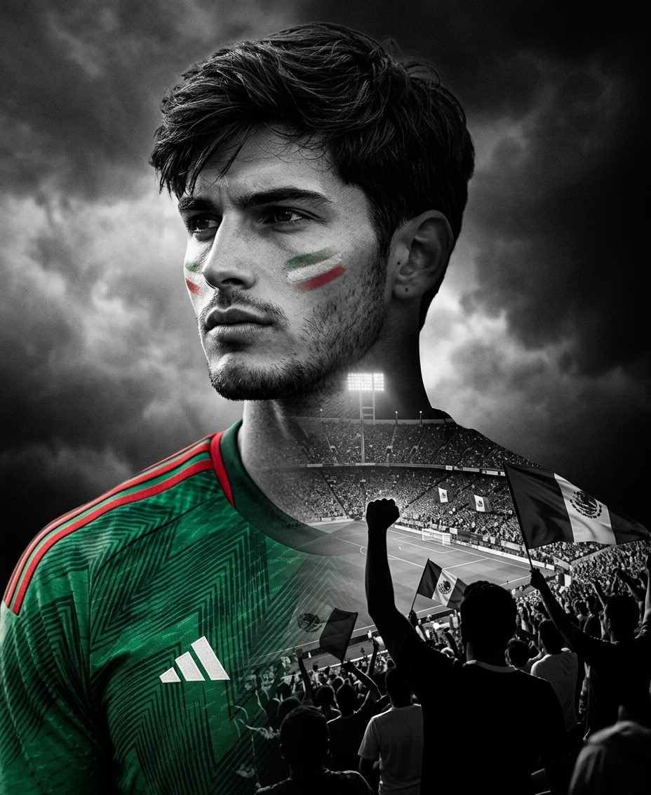 Football Fan Reactions — DOUBLE EXPOSURE FOOTBALL FAN (Male)