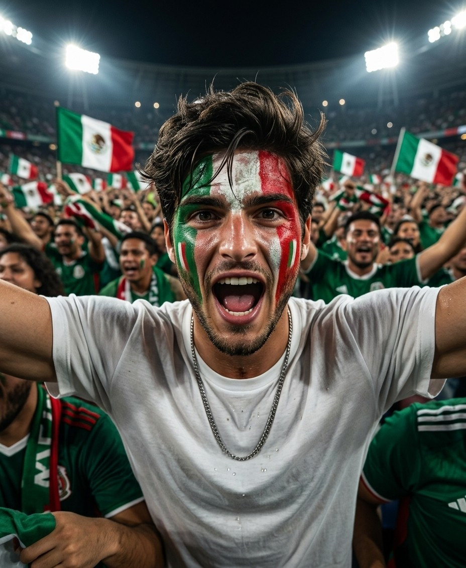 Football Fan Reactions — Cinematic Football Fan (Male)