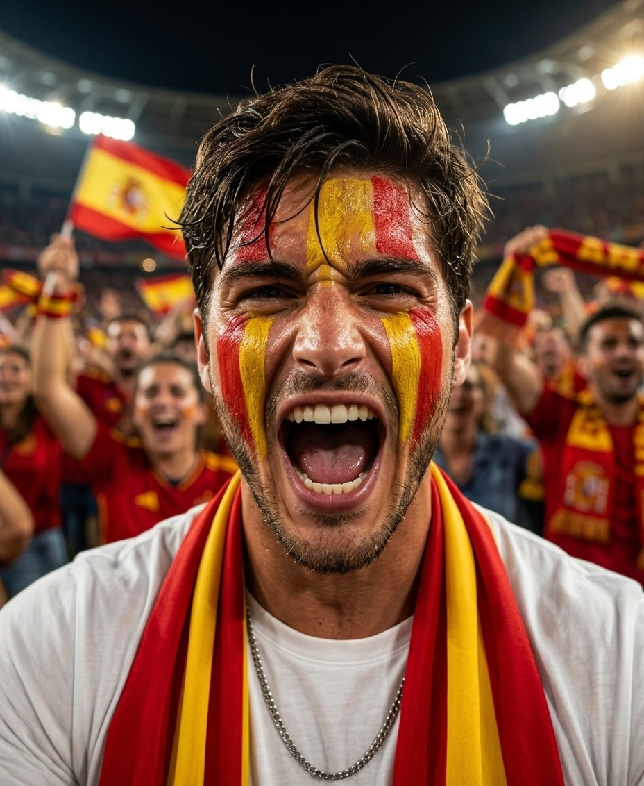 Football Fan Reactions — Cinematic Football Fan (Male)