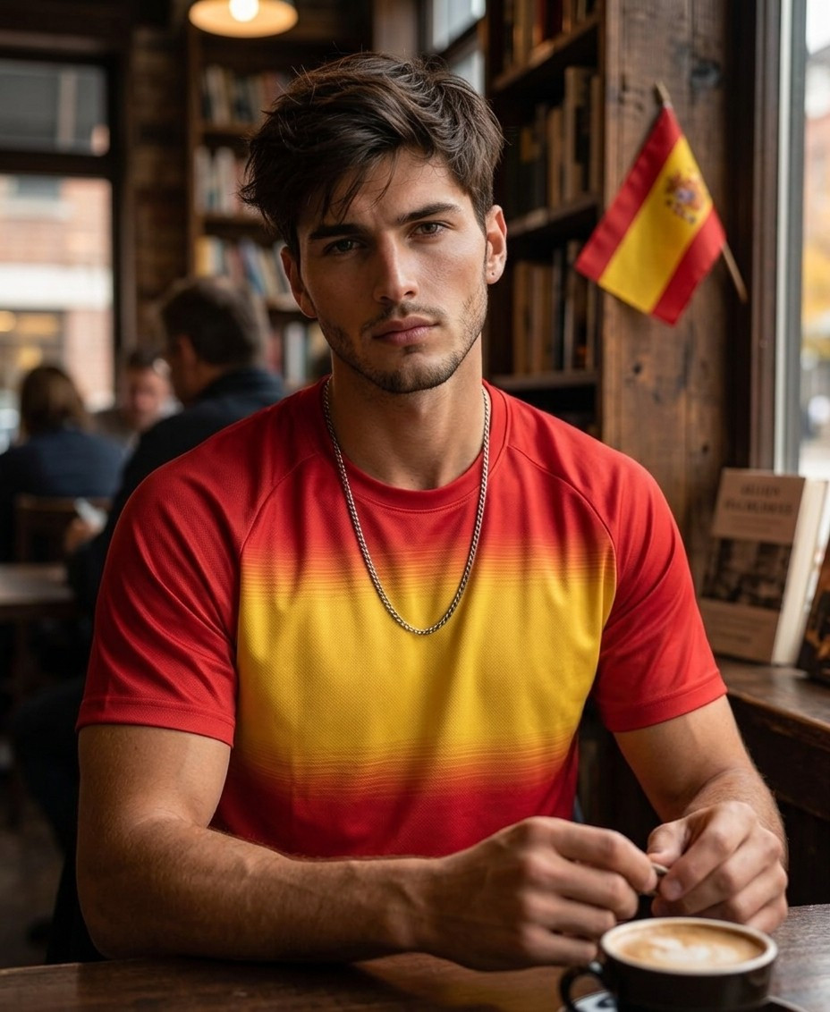 Supporter Lifestyle Portraits — bookstore football aesthetic (Male)