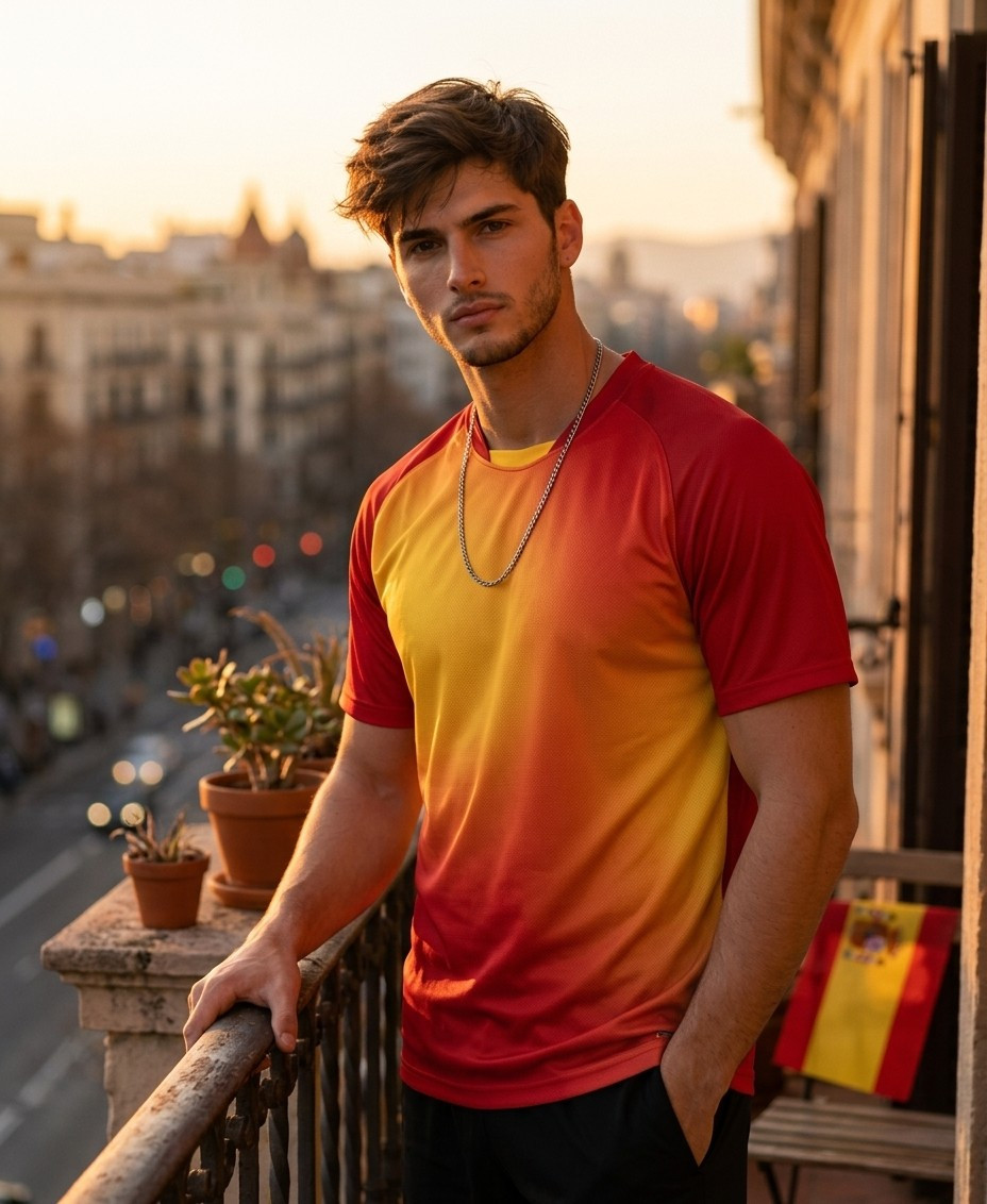 Supporter Lifestyle Portraits — sunset balcony supporter portrait (Male)