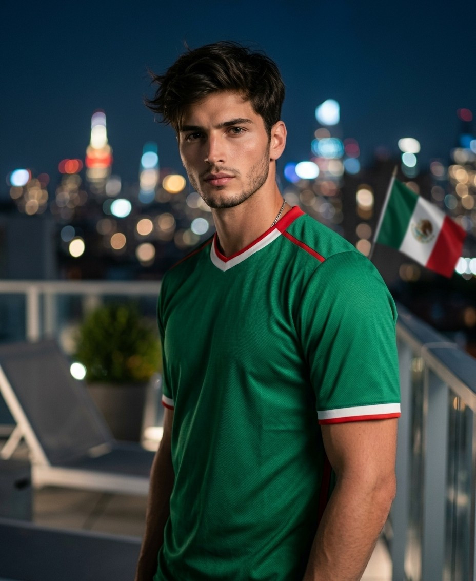 Supporter Lifestyle Portraits — rooftop night breeze portrait (Male)