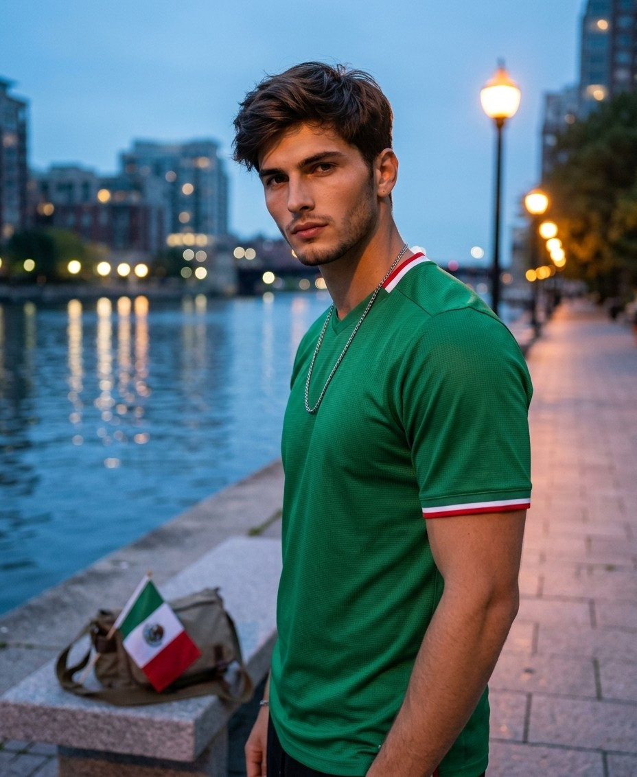 Supporter Lifestyle Portraits — riverside evening supporter portrait (Male)