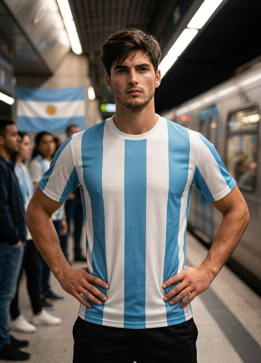 Football Star Poster Series — Match Day Metro Station (Male)