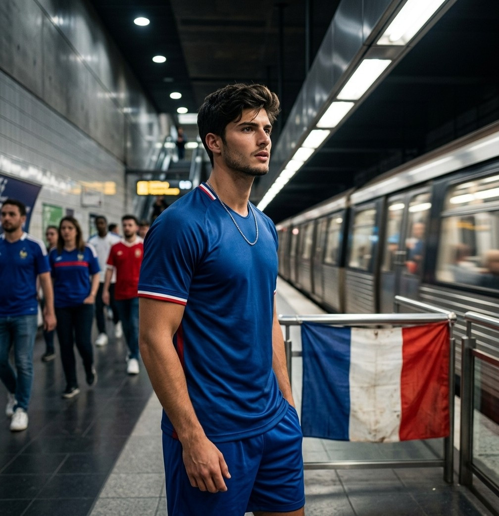 Football Star Poster Series — Match Day Metro Station (Male)