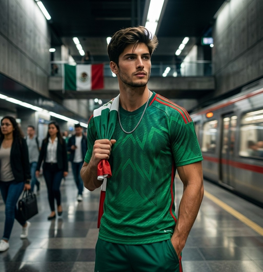 Football Star Poster Series — Match Day Metro Station (Male)