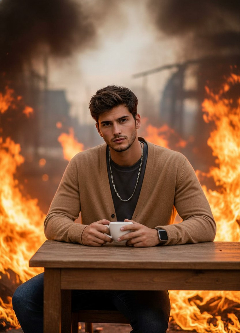 Pixel Legend (Meme-Core) — The This Is Fine' Survivor (Male)