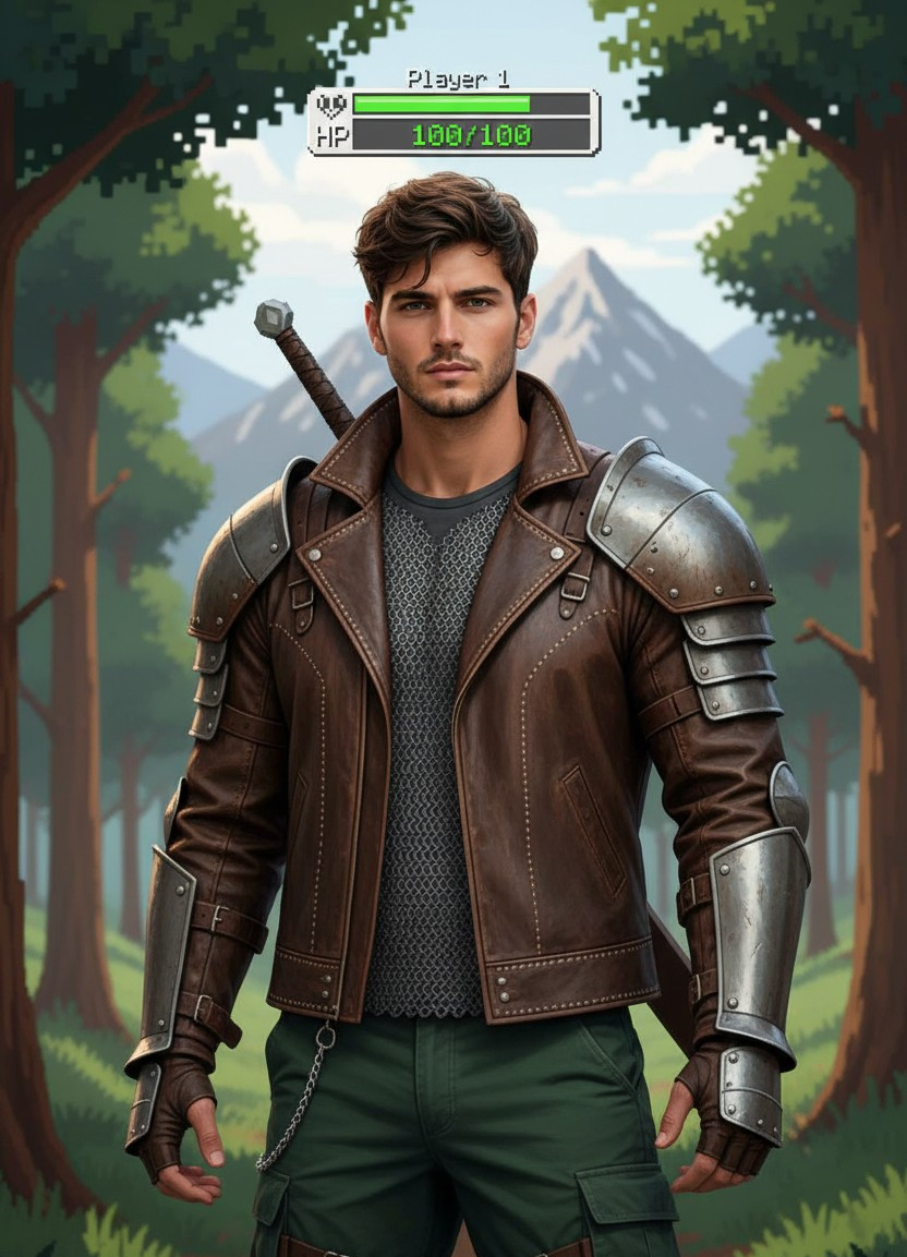 Pixel Legend (Meme-Core) — The Pixel RPG Pro (Male)