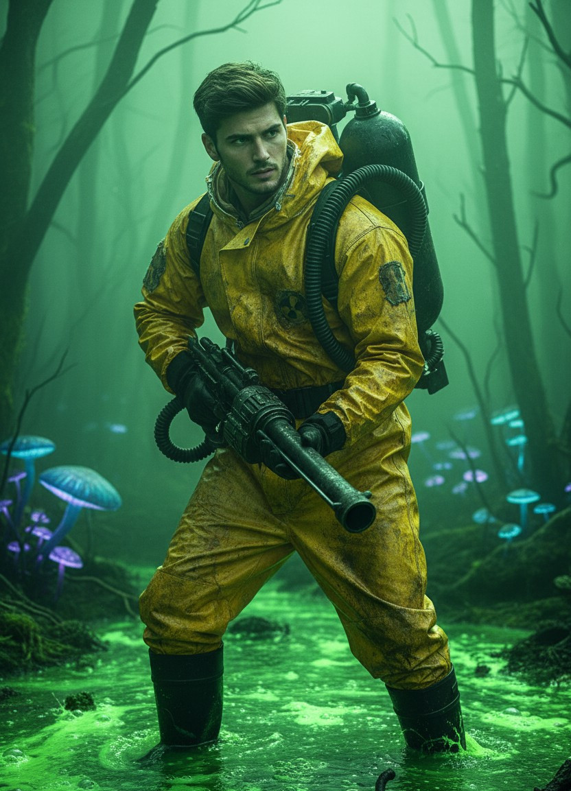 Wasteland Warlord — The Bio-Hazard Hunter (Male)