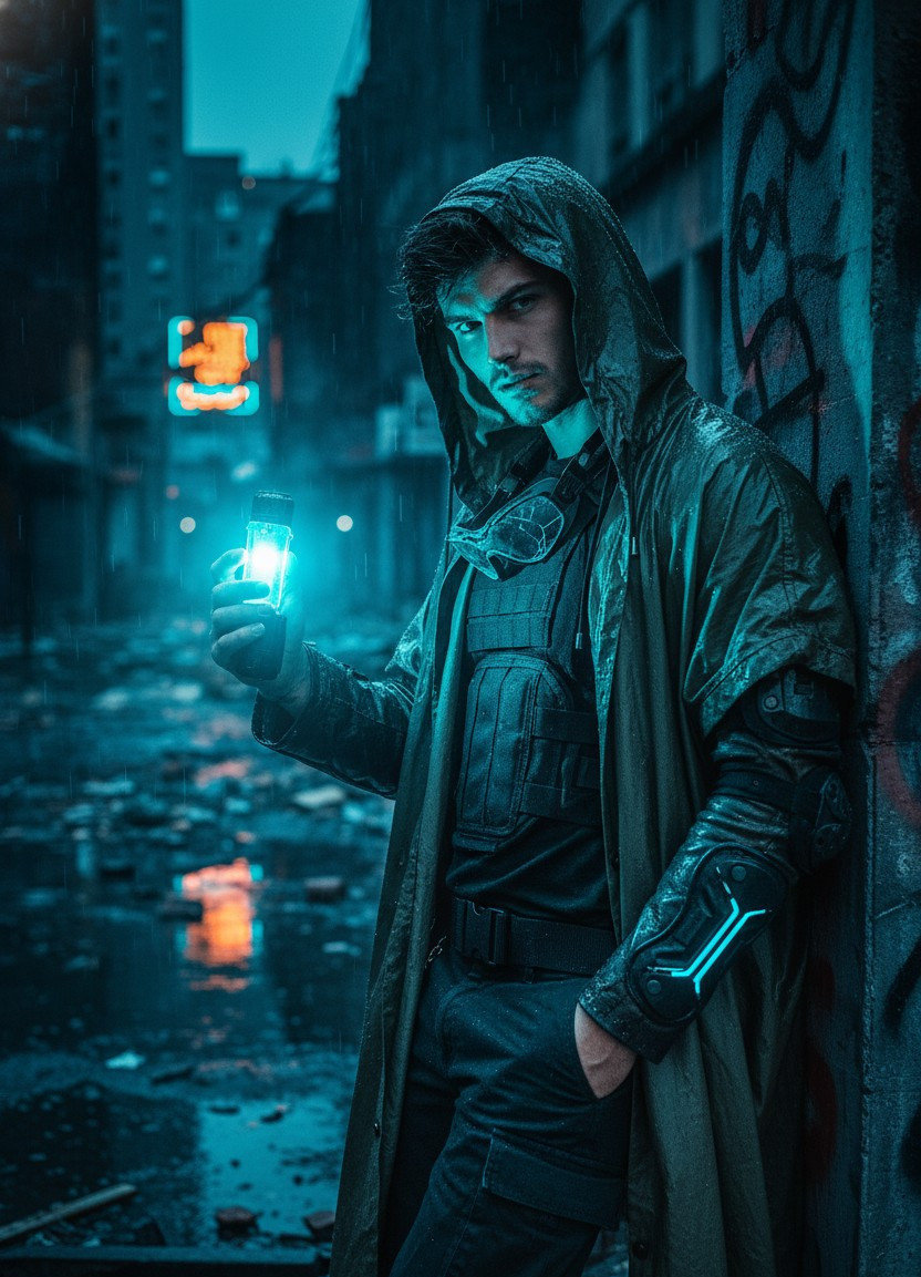 Wasteland Warlord — The Neon Drifter (Male)