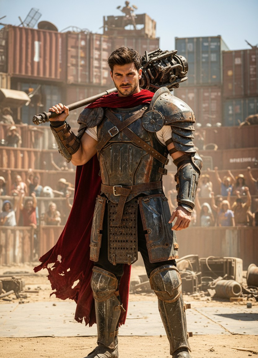 Wasteland Warlord — The Iron Gladiator (Male)