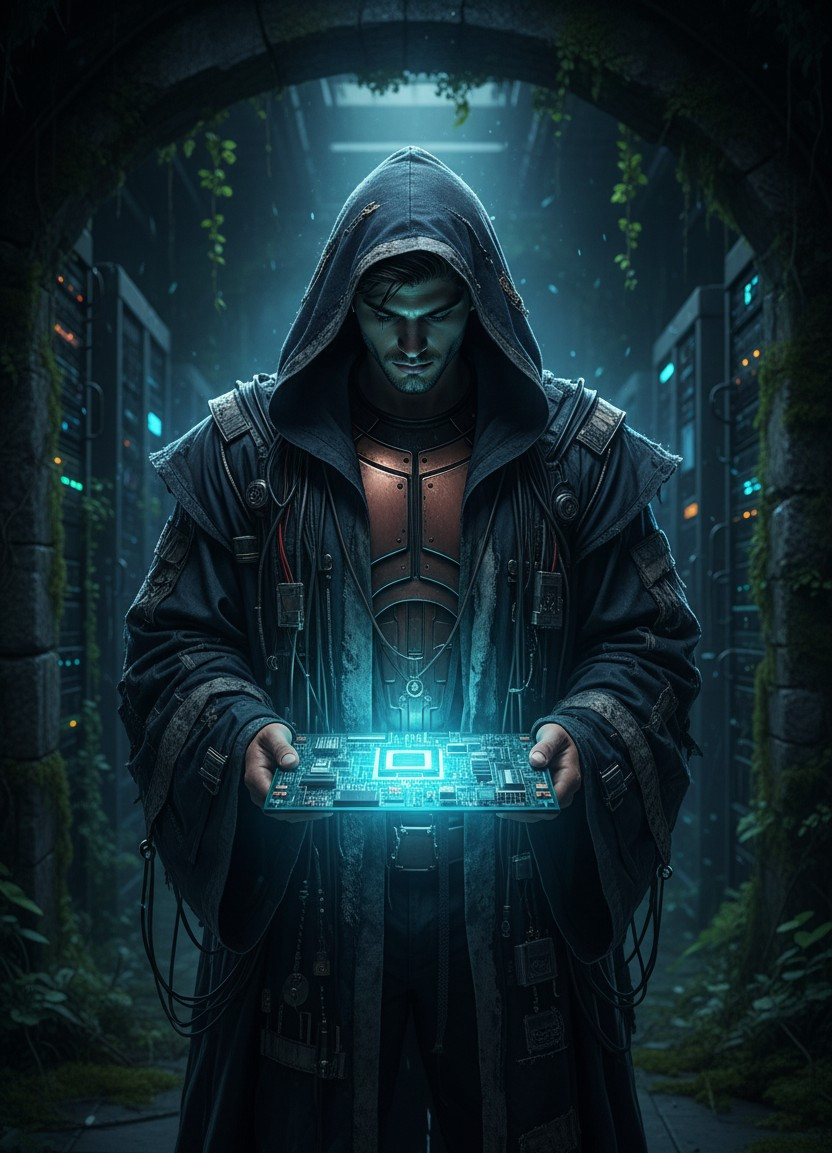 Wasteland Warlord — The Ancient Tech-Priest (Male)