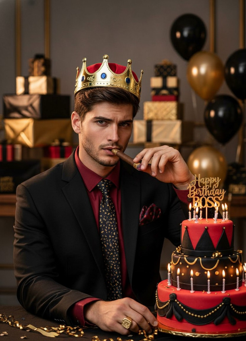 Funny Birthday Wish — Birthday Mafia Boss (Male)
