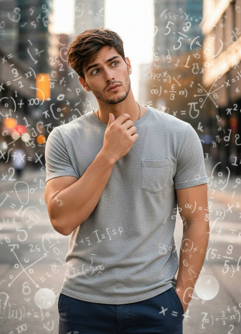 Meme Face Reality — Confused Math Meme (Male)