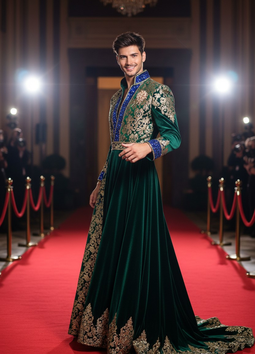 Iconic poses of different celebrity — Grand Entrance Flourish (Male)