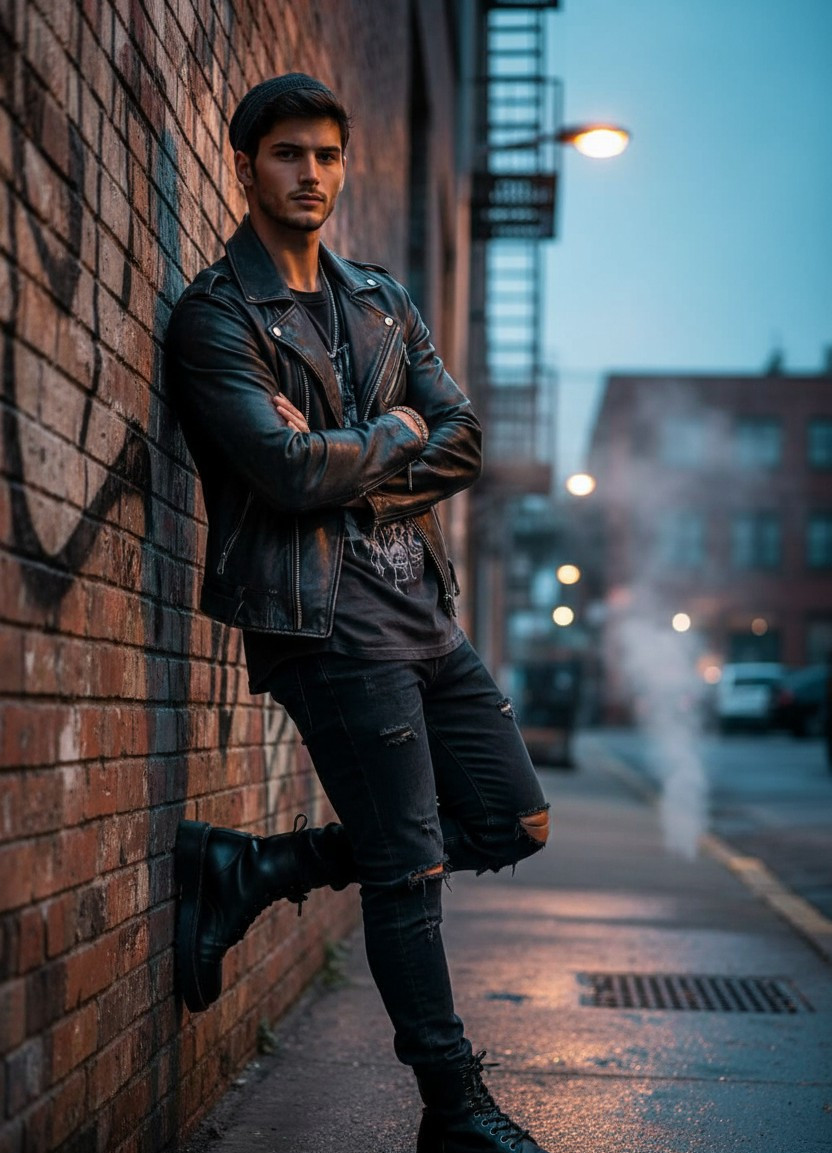 Iconic poses of different celebrity — Rebel Cool Demeanor (Male)