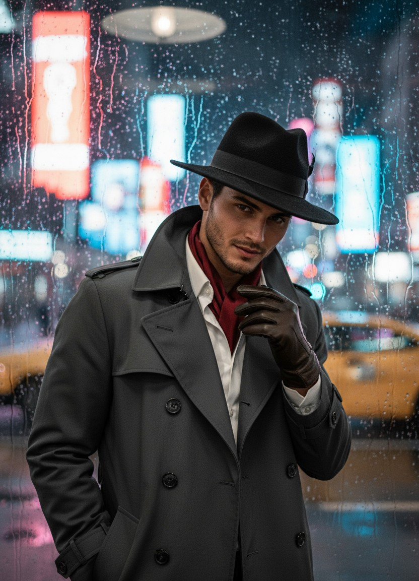 Iconic poses of different celebrity — Enigmatic Gaze Pose (Male)