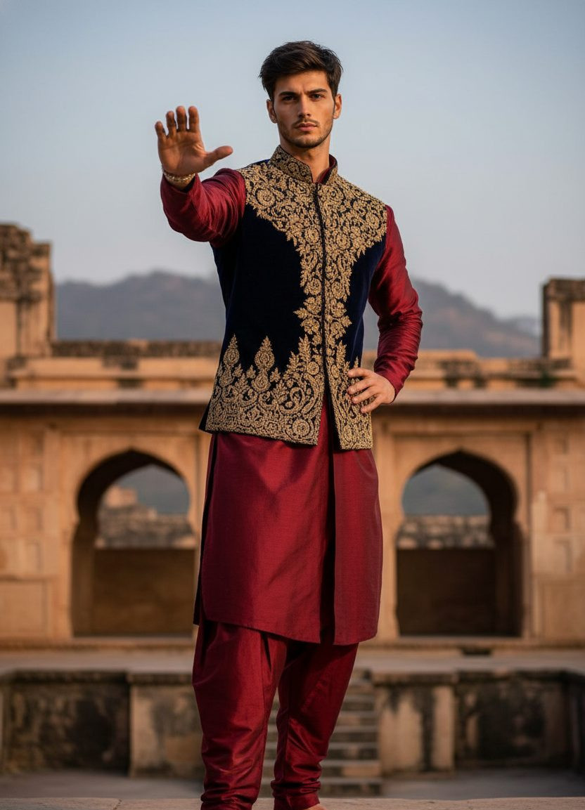 Iconic Bollywood Poses — The Heroic Gaze (Male)