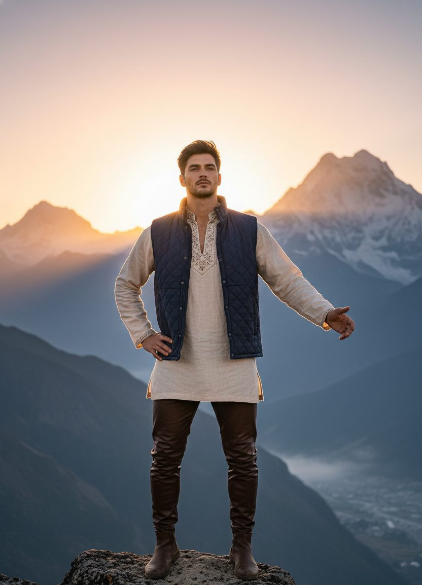 Iconic Bollywood Poses — Himalayan Heights (Male)