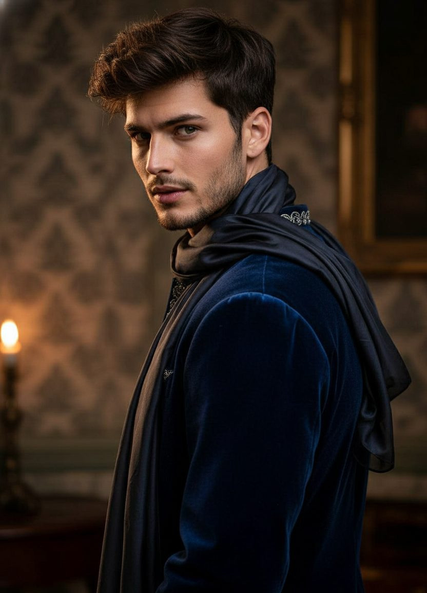 Iconic Bollywood Poses — Enigmatic Glance (Male)