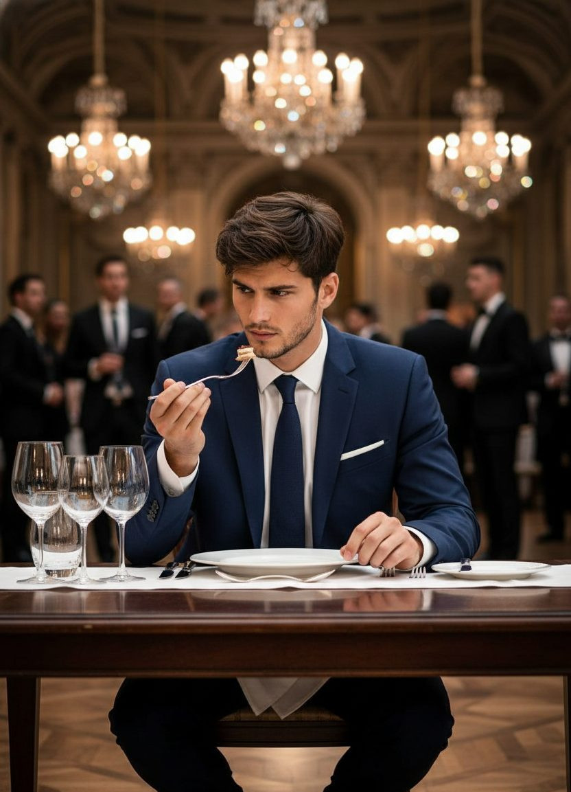 Mr. Bean Iconic Pose — Gala Gaffe (Male)