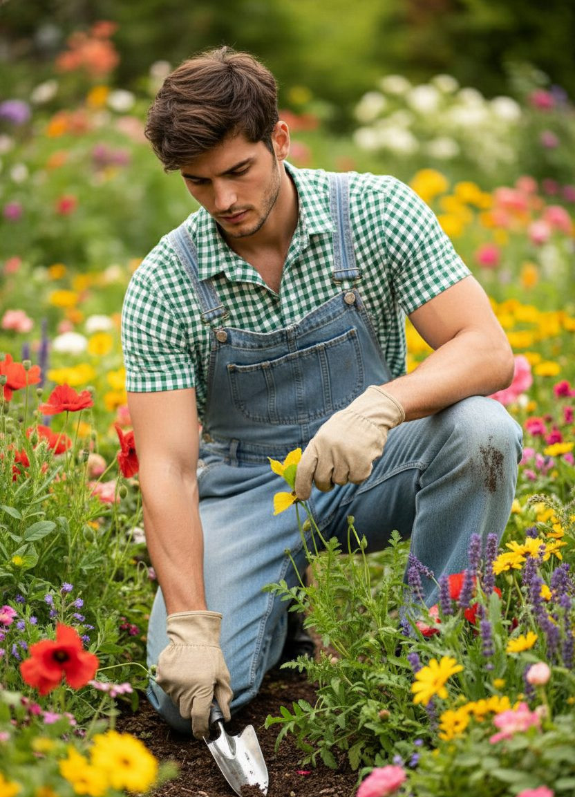 Children Special Pose — Budding Gardener (Male)