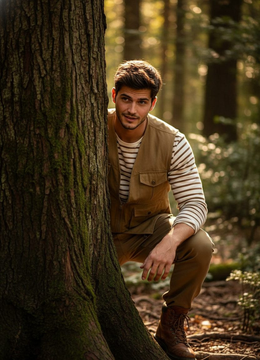 Children Special Pose — Forest Nook Discovery (Male)