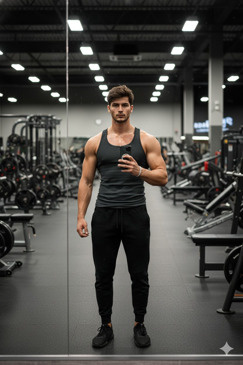 AI Headshot Pro — Mirror Selfie Pump (Male)