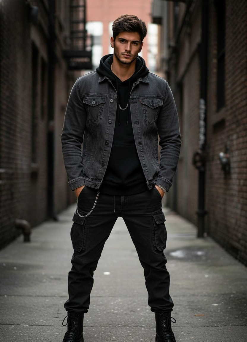 Industrial Urban — Gritty Urban Alley (Male)